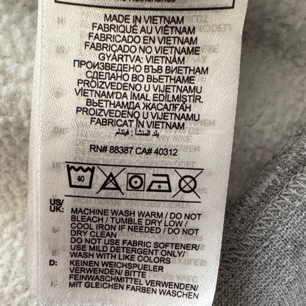 adidas Gray Trefoil Pullover Hoodie - Picture 6 of 6